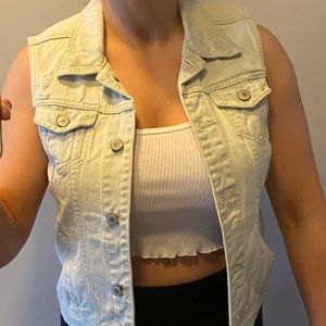 Abercrombie and Fitch Women’s Jean Vest